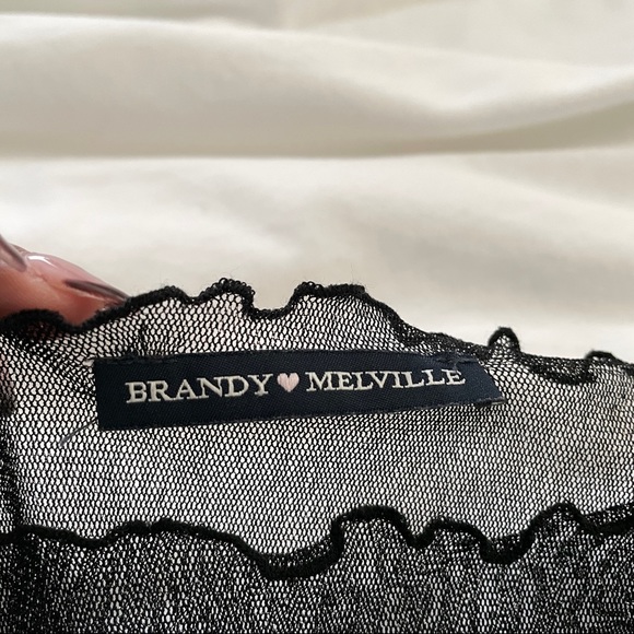 Sheer shimmery long sleeve - Picture 2 of 2